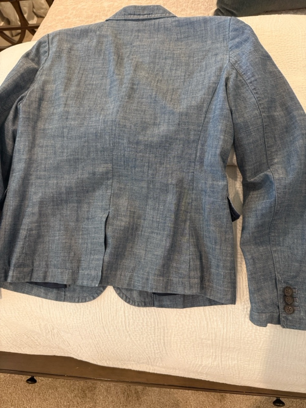 J.Crew chambray Keating Boy 2-Button blazer jacket - Picture 4 of 4